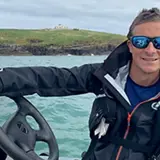 Bear Grylls enjoying his Sealegs craft