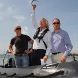 Richard Branson won a Sealegs race.